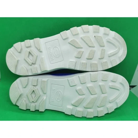 Skechers Women's 155201 Patent Blue Roadies 90sBBY Casual Shoes Size 8.5M - Picture 9 of 16